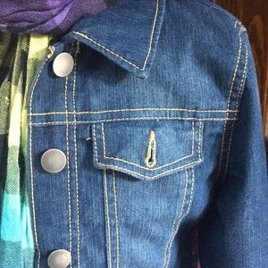 Denim Jean Jacket Girls Size 10